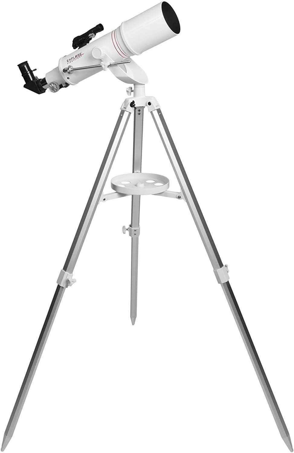 Explore Scientific FirstLight AR90mm White Tube Refractor Telescope with Alt/AZ 2