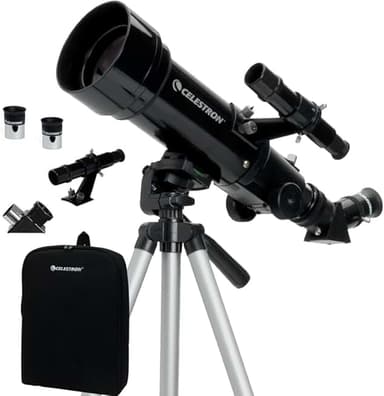 Celestron Travel Scope 70 Portable Refractor Telescope – 70mm Aperture
