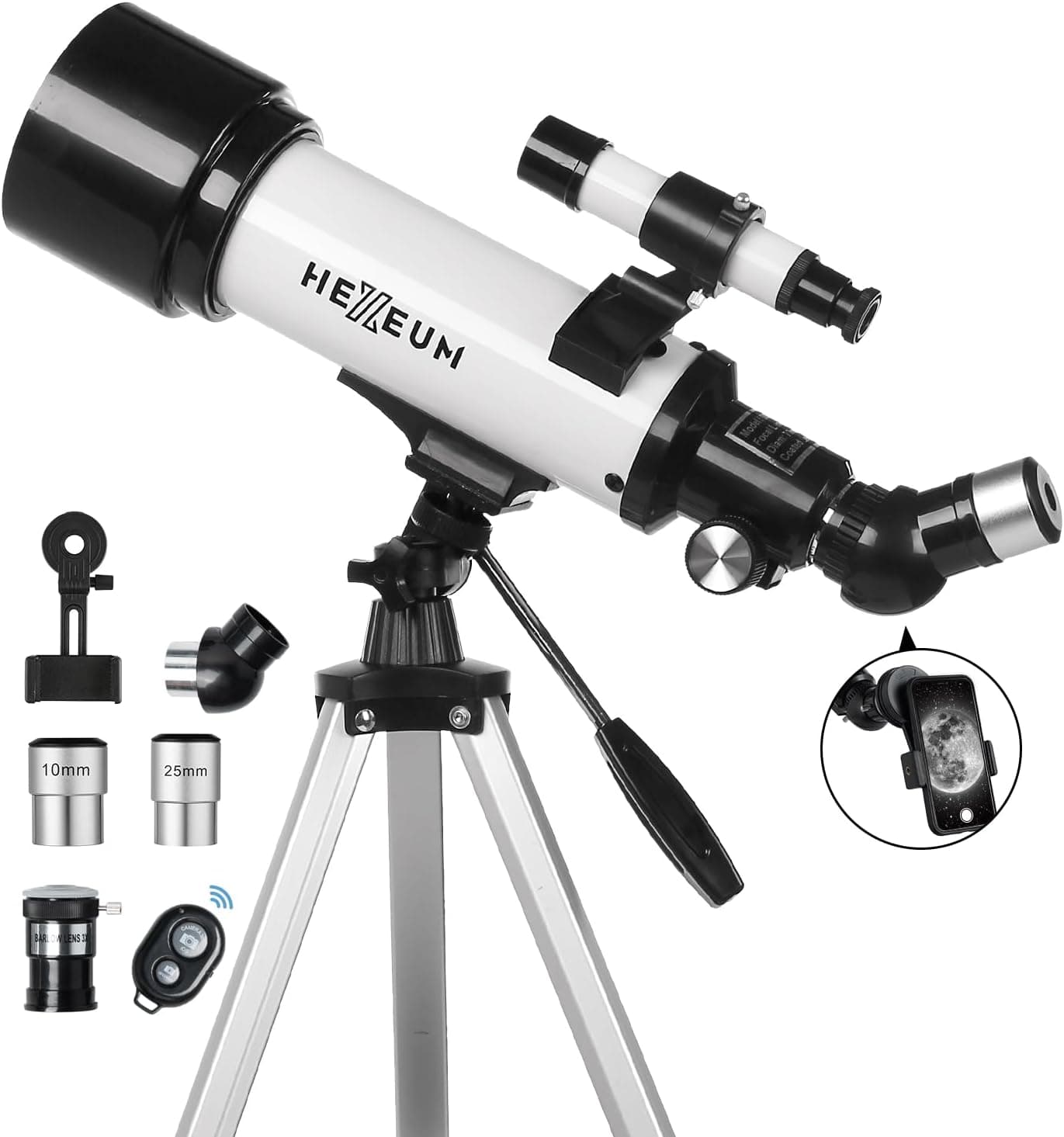 Telescope 70mm Aperture 500mm - for Kids & Adults Astronomical refracting Portab 1