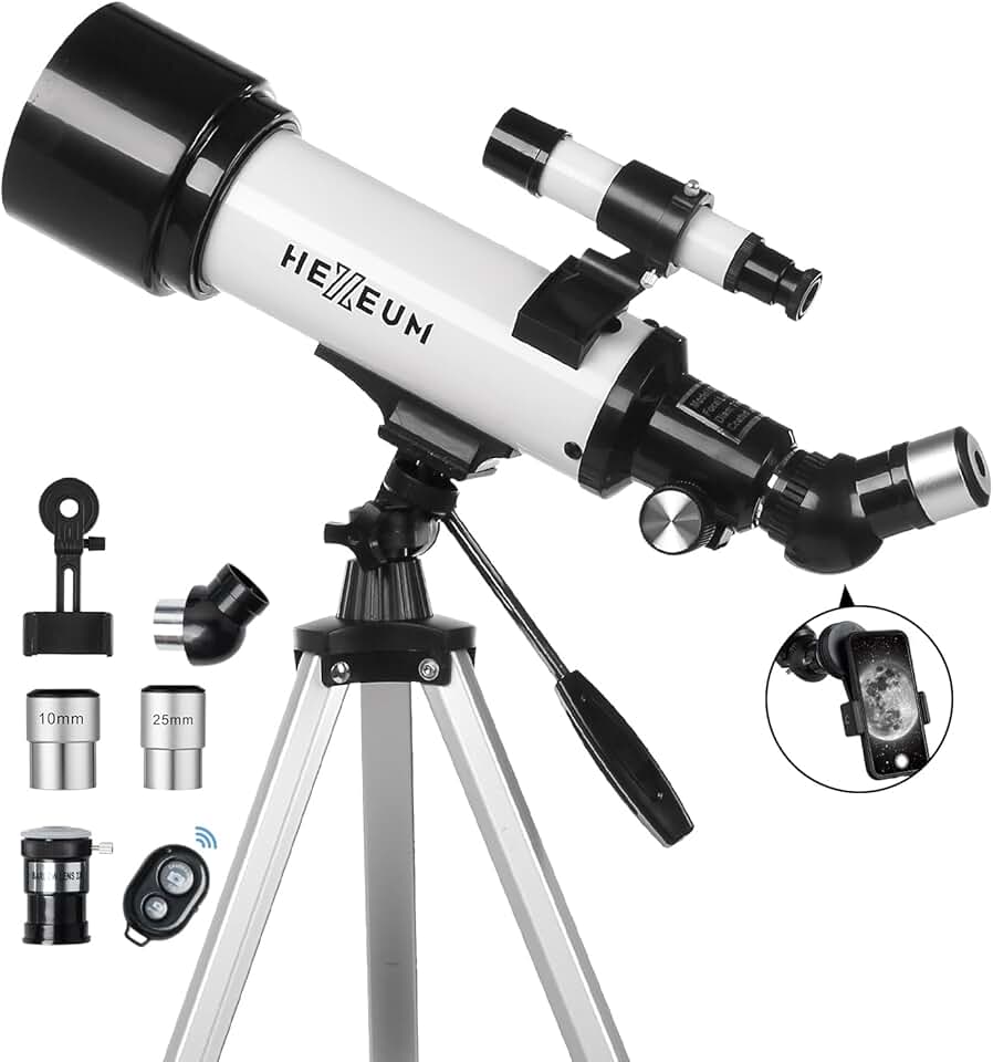 Telescope 70mm Aperture 500mm - for Kids & Adults Astronomical refracting Portab