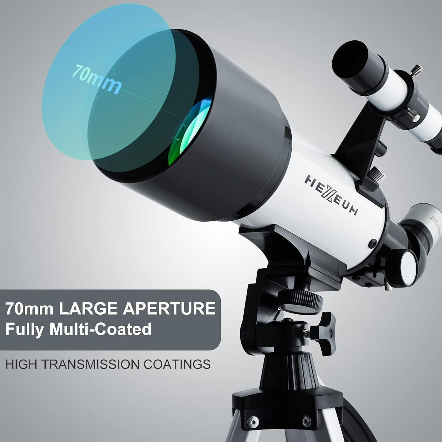 Telescope 70mm Aperture 500mm - for Kids & Adults Astronomical refracting Portab 2