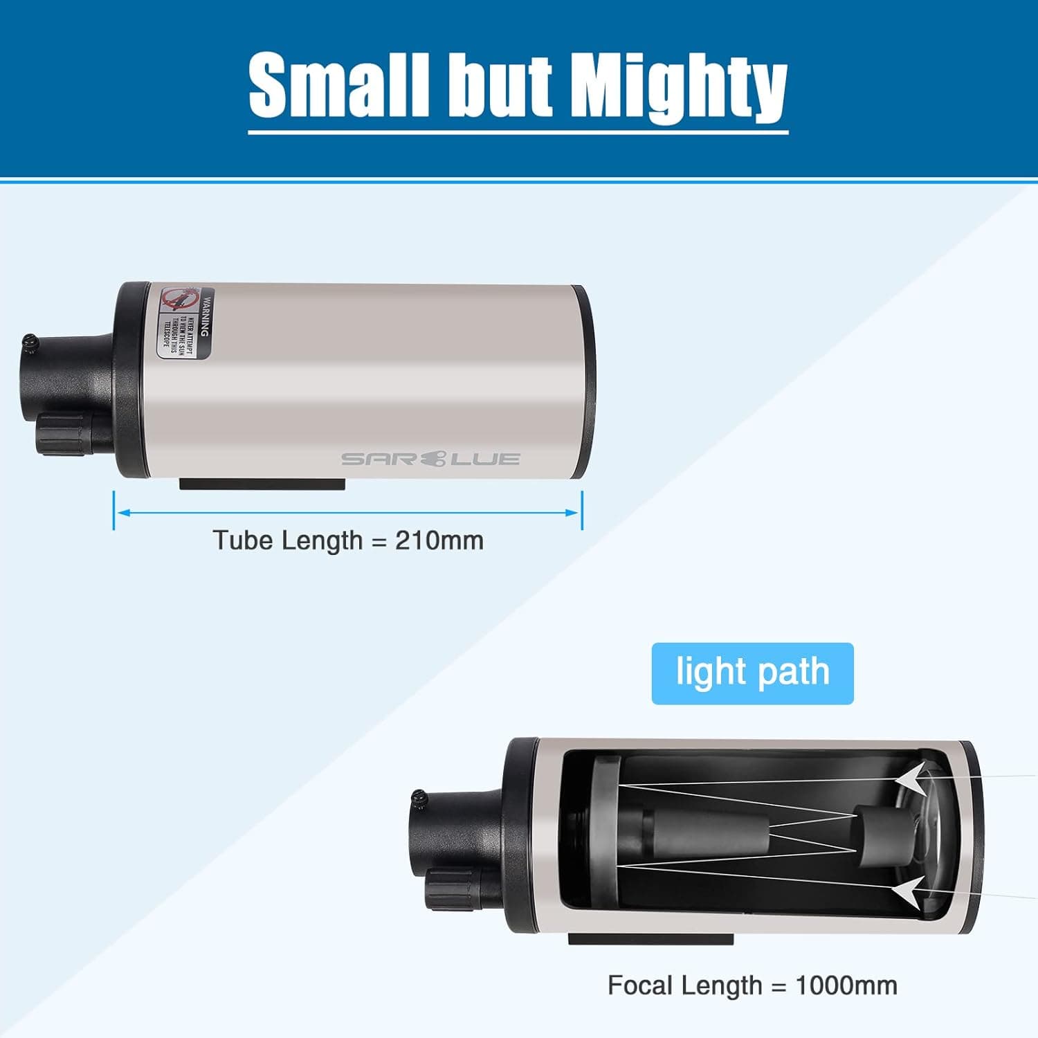 Maksutov-Cassegrain Telescope, Mak70 Telescopes for Adults Kids 1000mm Focal Len 4