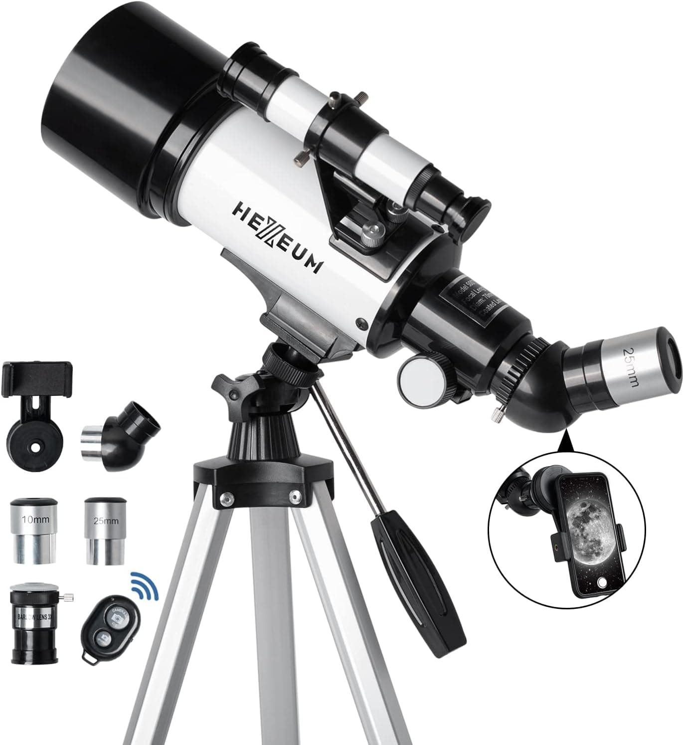 Telescope 70mm Aperture 500mm - for Kids & Adults Astronomical refracting Portab 1