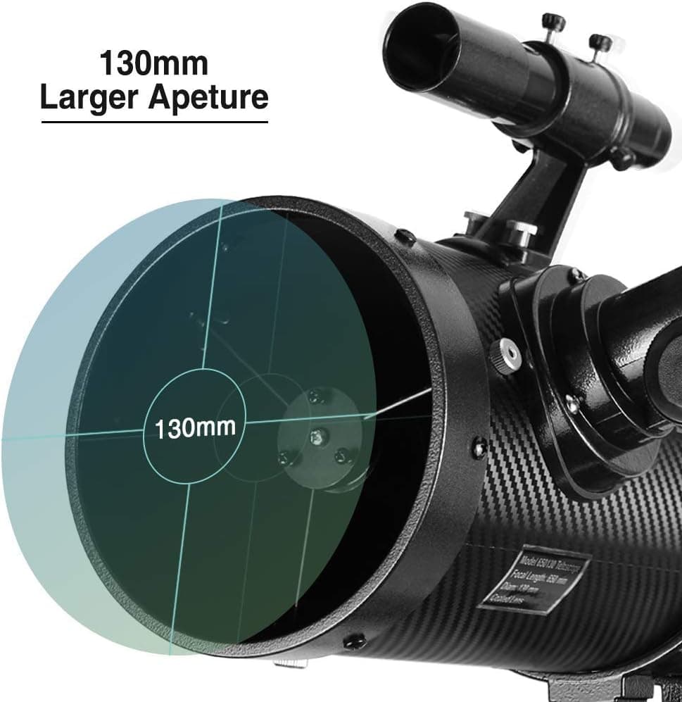 Telescope 130EQ Newtonian Reflector Telescopes for Adults 4