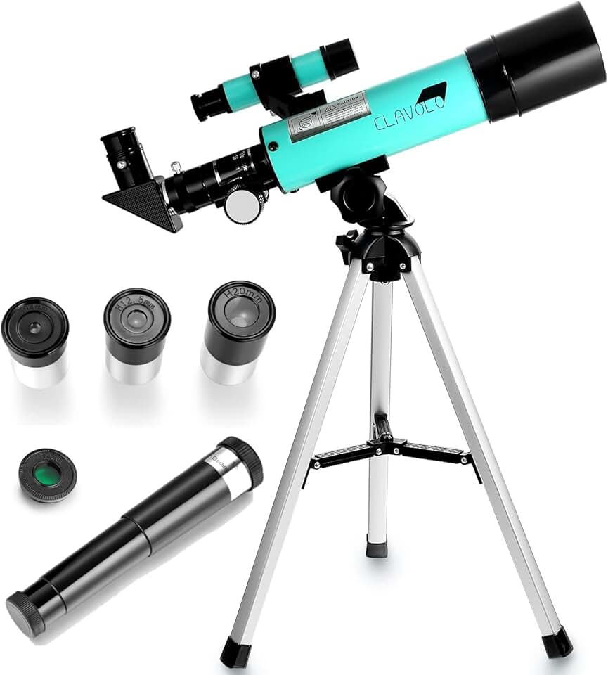 Refractor Telescope with Finder Scope for Kids & Astronomy Beginners