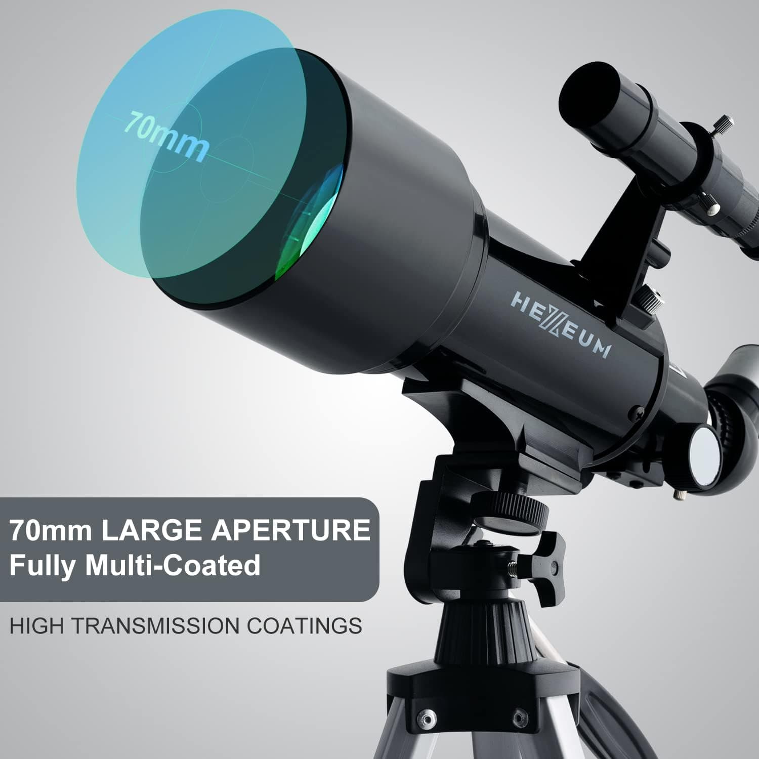 Telescope 70mm Aperture 500mm - for Kids & Adults Astronomical refracting Portab 2