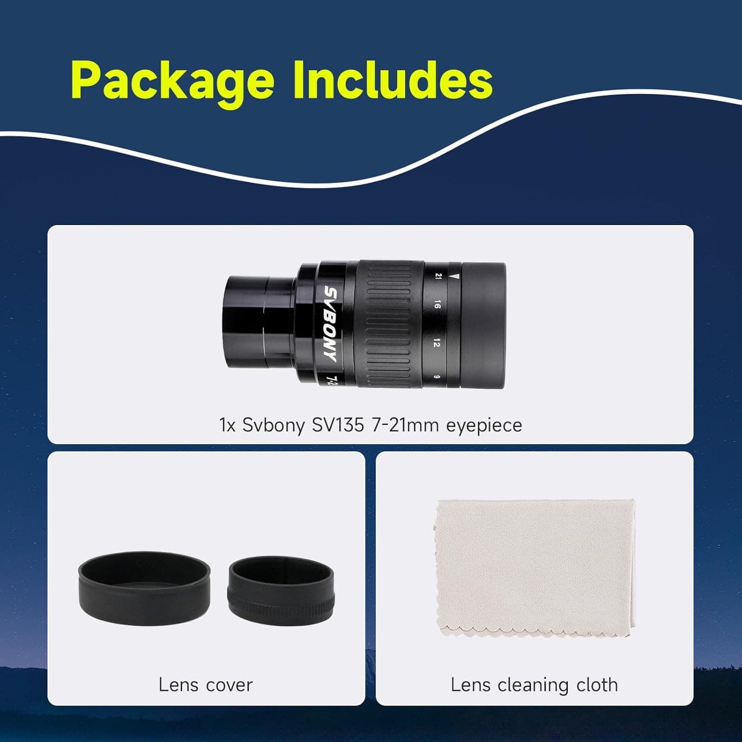 SVBONY SV135 7-21mm Zoom 9