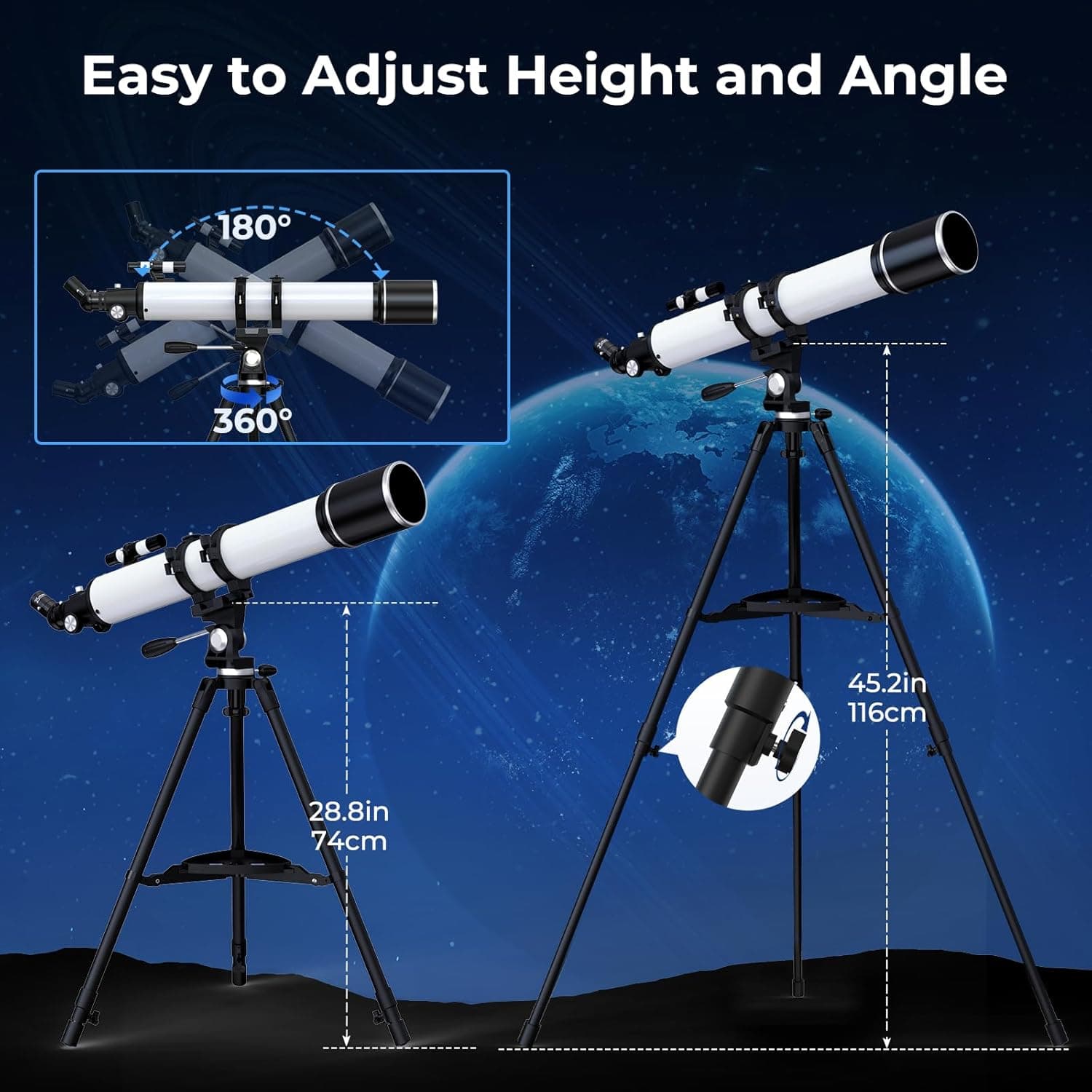 Telescope for Adults High Powered 8
