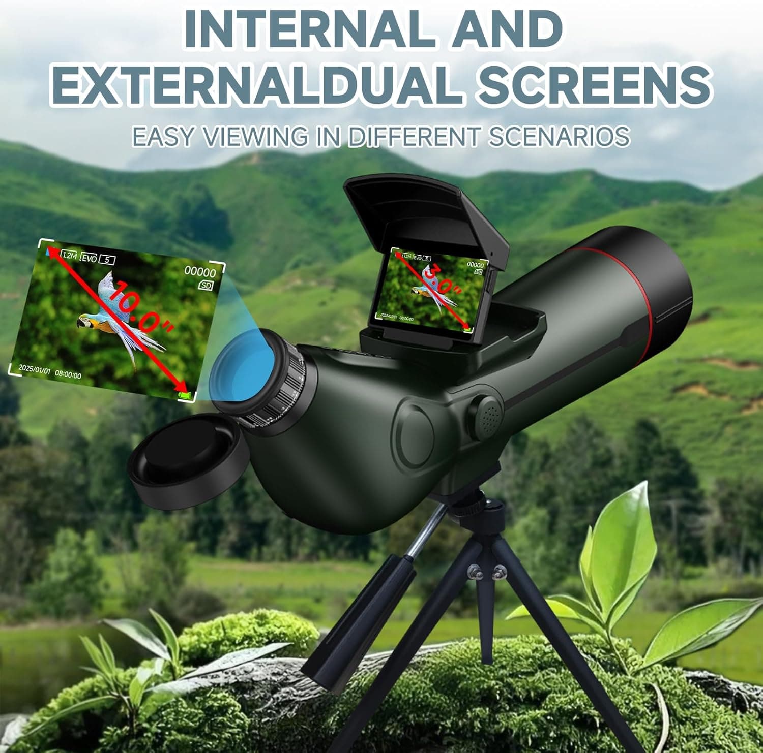 Smart Telescope, Professional Refractor Auto-focus Portable Digital Electronic T 3