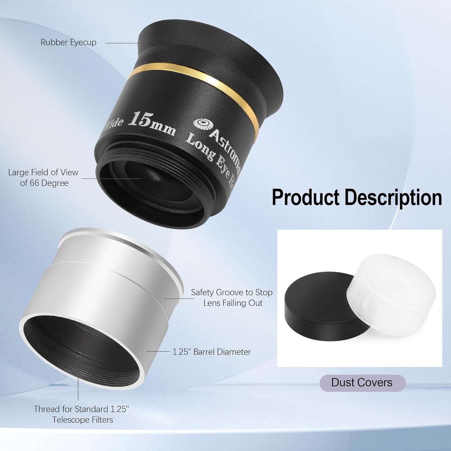 Astromania 66° 15mm 5