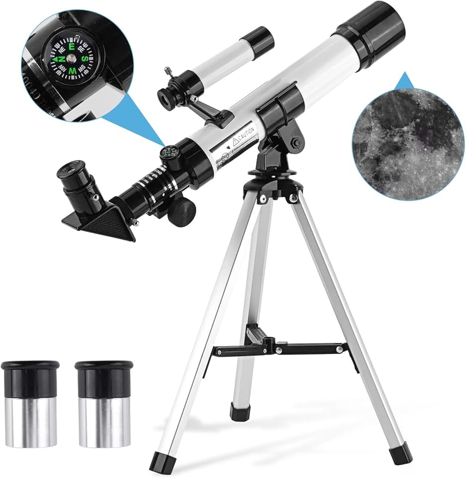 Telescope for Kids & Beginners 40mm Aperture 400mm AZ Mount Astronomical Refract