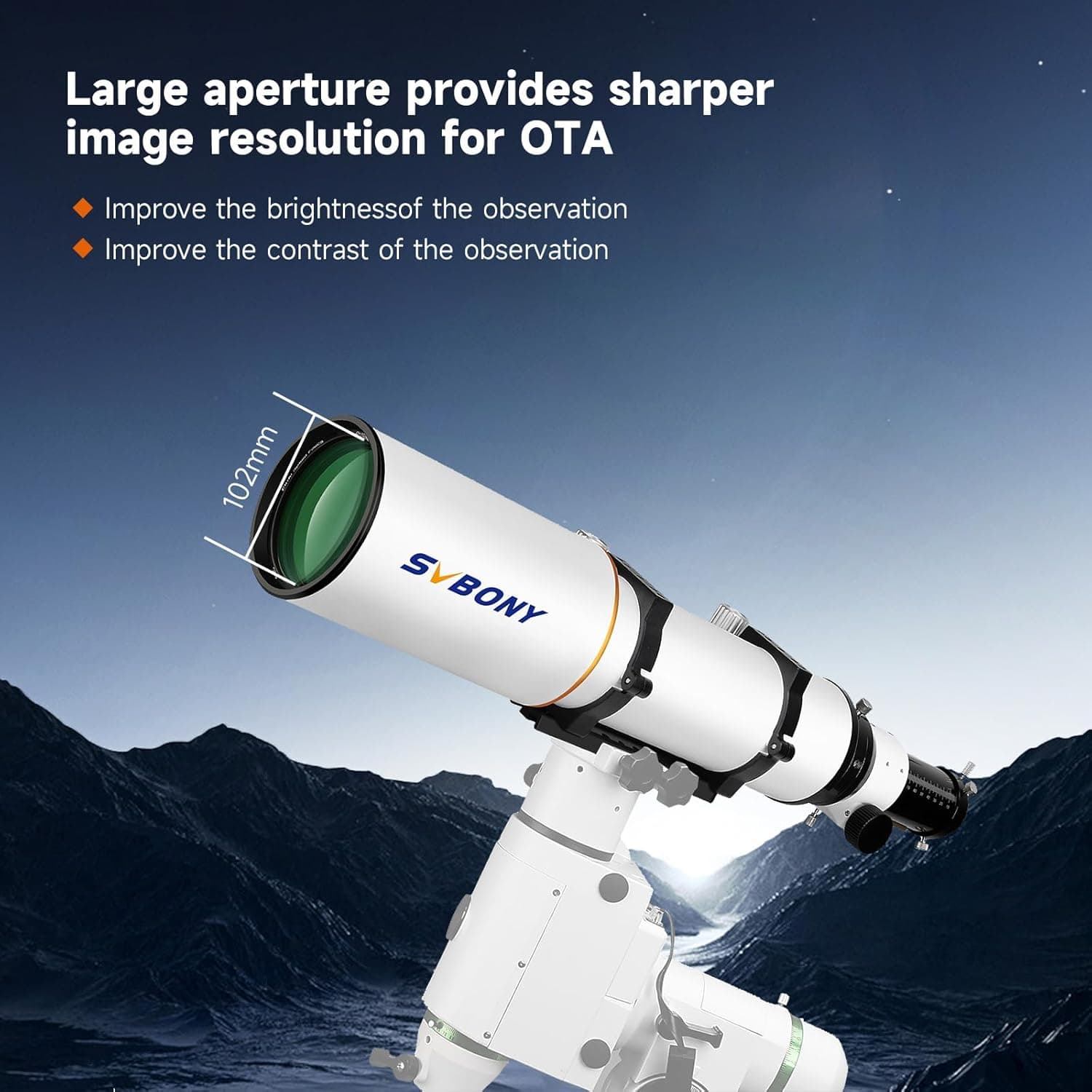 SVBONY SV503 102mm ED Refractor 2