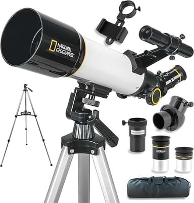 National Geographic Sky View 70mm Refractor Telescope with Panhandle Mount for A