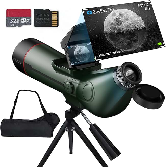 Smart Telescope, Professional Refractor Auto-focus Portable Digital Electronic T