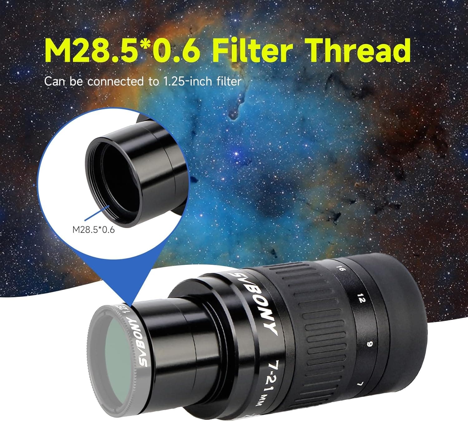 SVBONY SV135 7-21mm Zoom 8