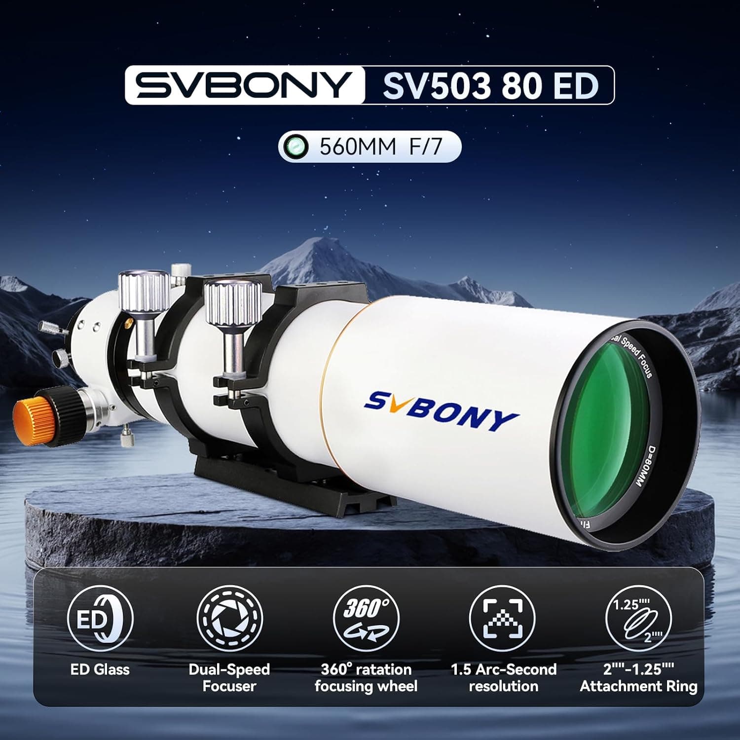 SVBONY SV503 80mm ED Refractor 2