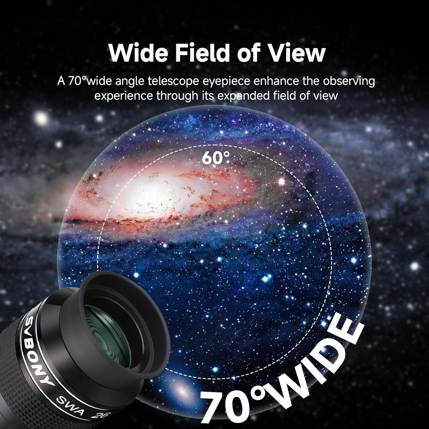 SVBONY SV154 70° 26mm 3