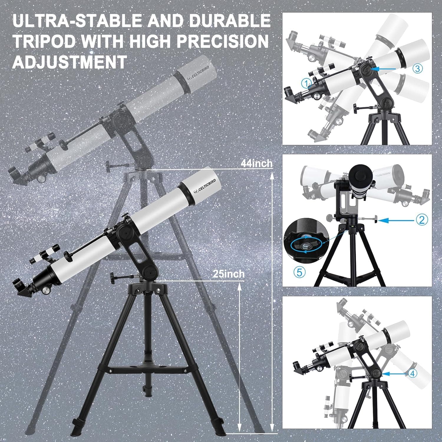 Telescope for Adults High Powered 4