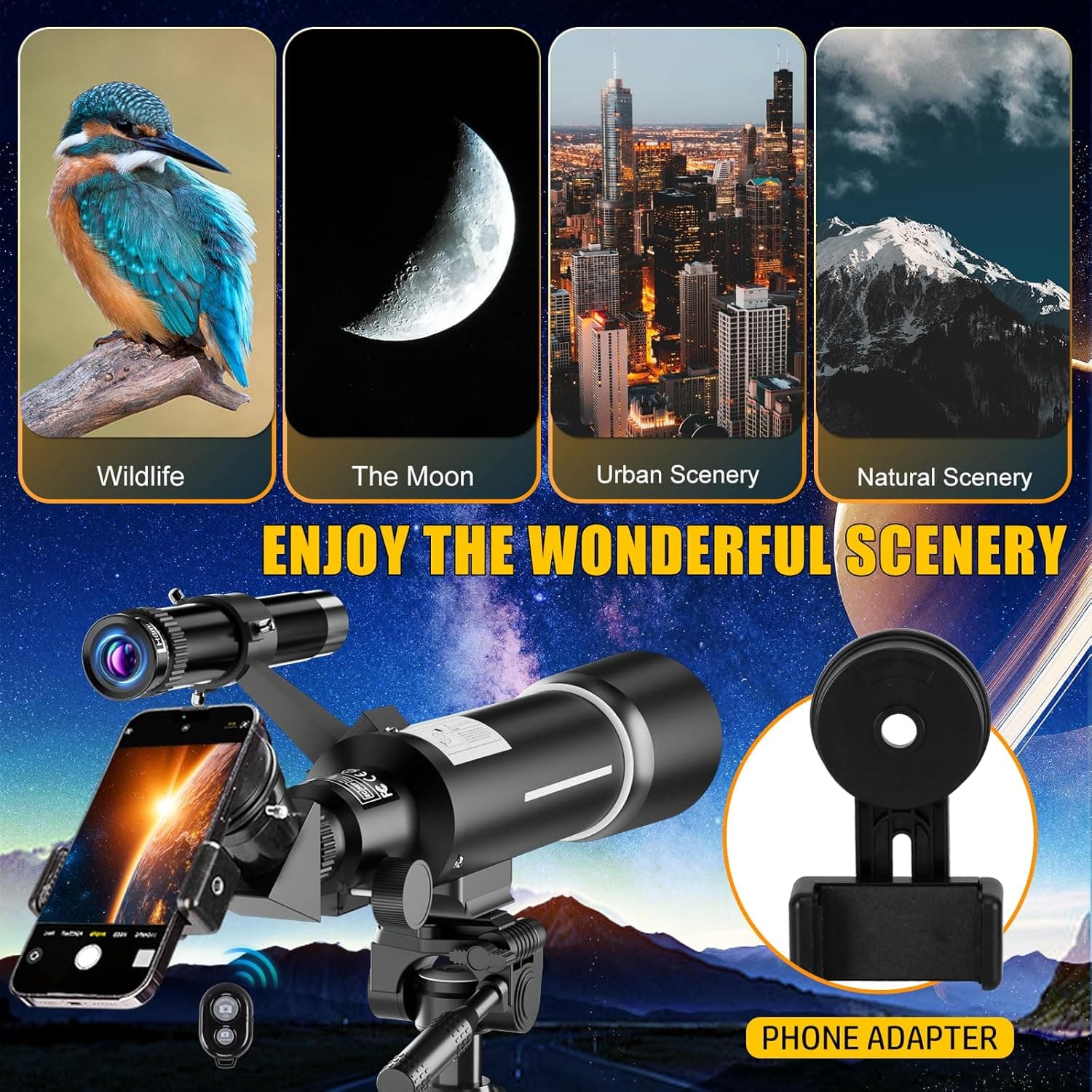 Telescope, Telescope for Kids & Adults 5